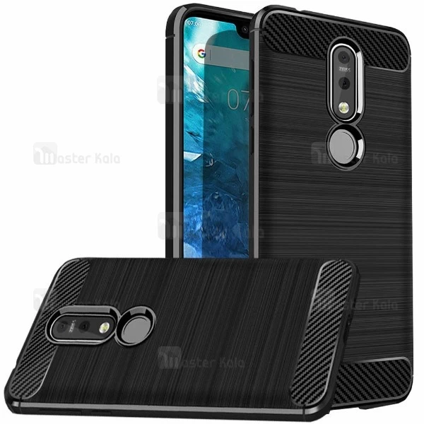 قاب فیبر کربنی Rugged Armor مناسب Nokia 7.1 2018