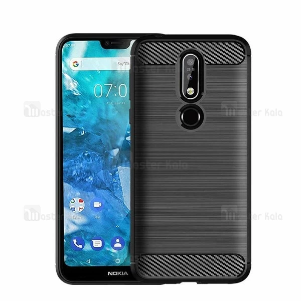 قاب فیبر کربنی Rugged Armor مناسب Nokia 7.1 2018