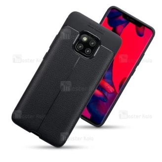 قاب محافظ ژله ای طرح چرم Huawei Mate 20 Pro مدل Auto Focus