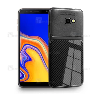 قاب ژله ای طرح چرم فیبر کربنی Samsung Galaxy J4 Plus مدل Auto Focus
