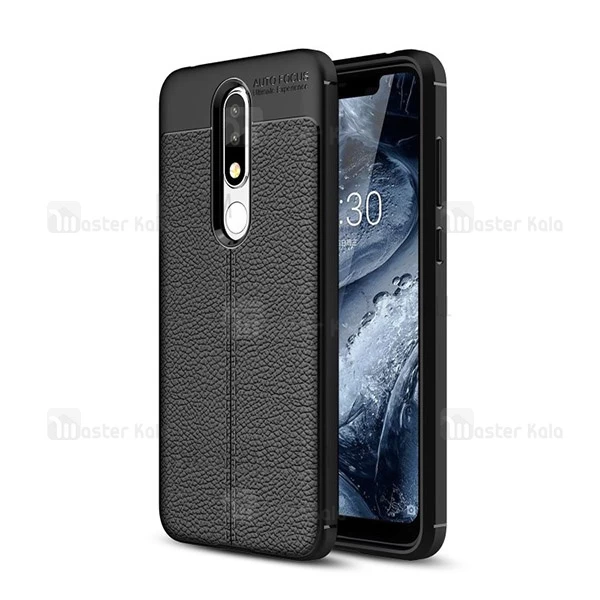 قاب محافظ طرح چرم Nokia 5.1 Plus / X5 Auto Focus Jelly Case