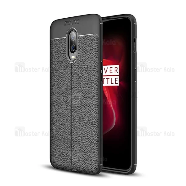 قاب محافظ طرح چرم OnePlus 6T Auto Focus Jelly Case