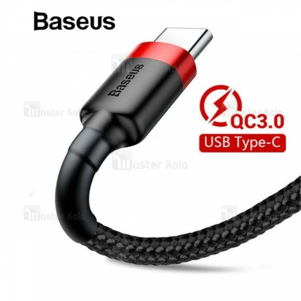 کابل Type C فست شارژ QC 3.0 بیسوس Baseus Cafule Data And Charge Cable