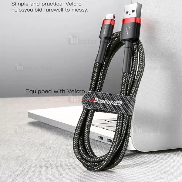 کابل Type C فست شارژ QC 3.0 بیسوس Baseus Cafule Data And Charge Cable