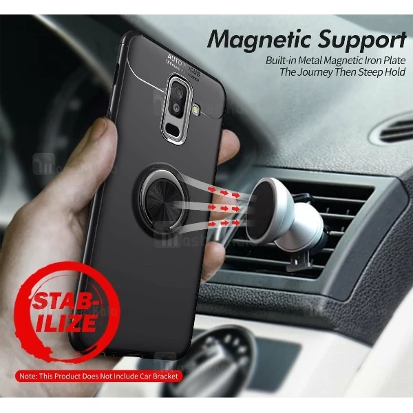قاب Becation Auto Focus Magnetic Ring Case Samsung Galaxy A6 Plus 2018