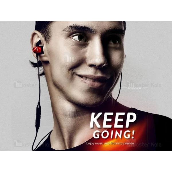 هندزفری بلوتوث بروفون Borofone BE5 Bluetooth Earphone گردنی و مگنتی