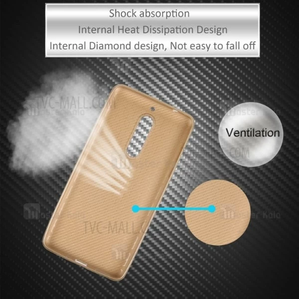 قاب فیبر کربنی Nokia 5 Haimen Fiber Carbon Texture