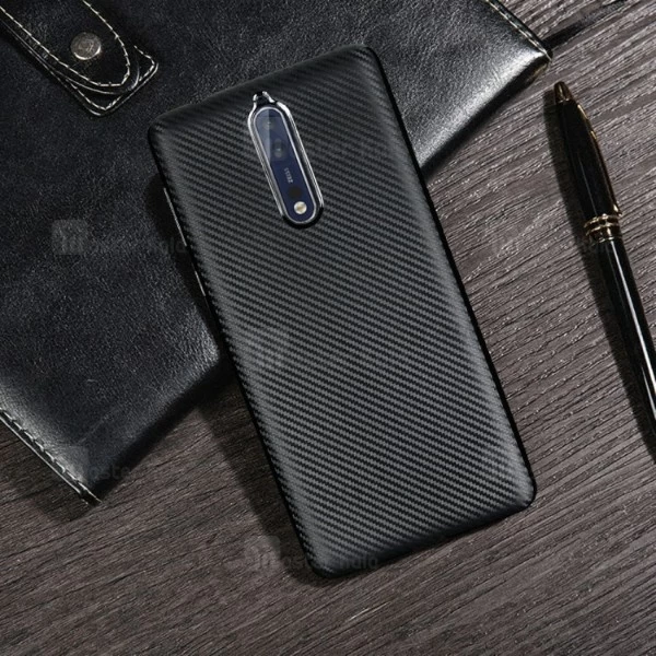قاب فیبر کربنی Nokia 8 Haimen Fiber Carbon Texture