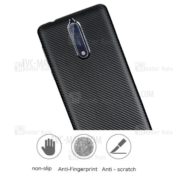 قاب فیبر کربنی Nokia 8 Haimen Fiber Carbon Texture