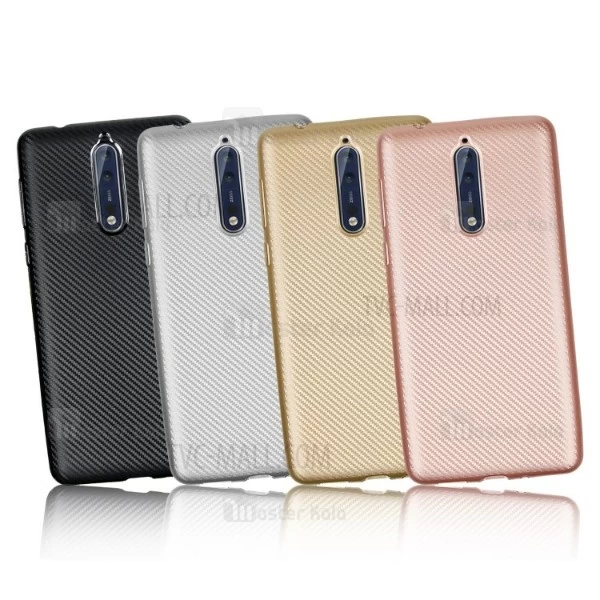 قاب فیبر کربنی Nokia 8 Haimen Fiber Carbon Texture