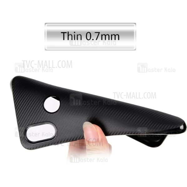 قاب فیبر کربنی Xiaomi Mi 8 Haimen Fiber Carbon Texture