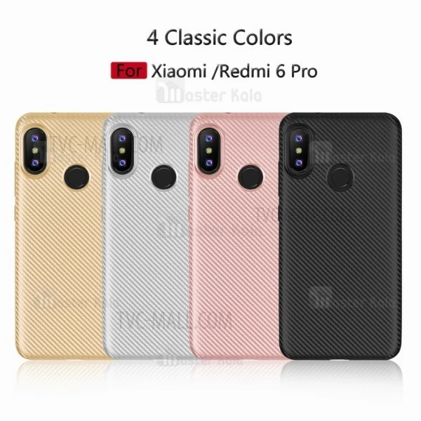 قاب فیبر کربنی Xiaomi Redmi 6 Pro / Mi A2 Lite Haimen Fiber Carbon Texture