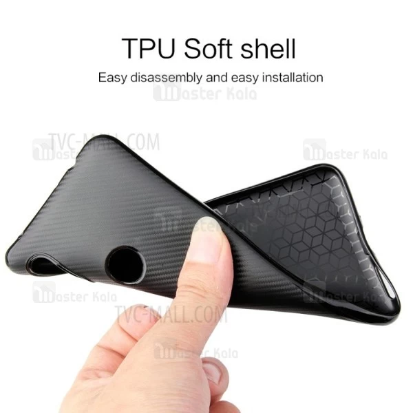 قاب فیبر کربنی Xiaomi Redmi Note 6 Pro Haimen Fiber Carbon Texture