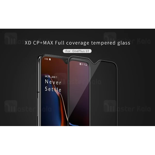 محافظ صفحه شیشه ای تمام صفحه نیلکین هواوی OnePlus 6T XD CP+ Max
