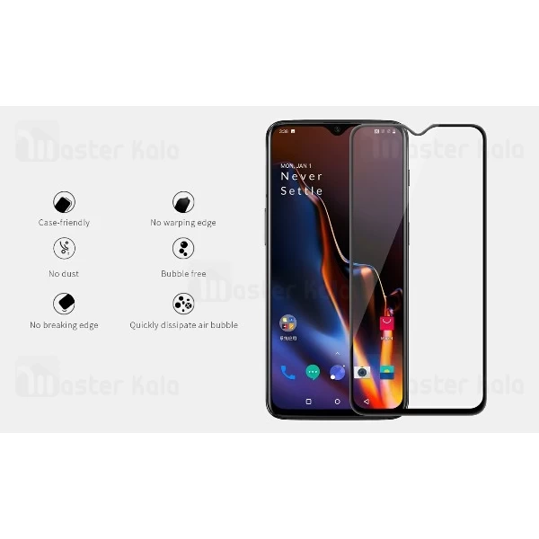 محافظ صفحه شیشه ای تمام صفحه نیلکین هواوی OnePlus 6T XD CP+ Max