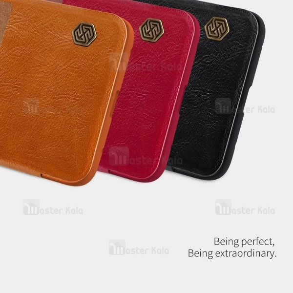 کیف چرمی هوشمند نیلکین هواوی Huawei Mate 20 Pro Nillkin Qin Leather Case