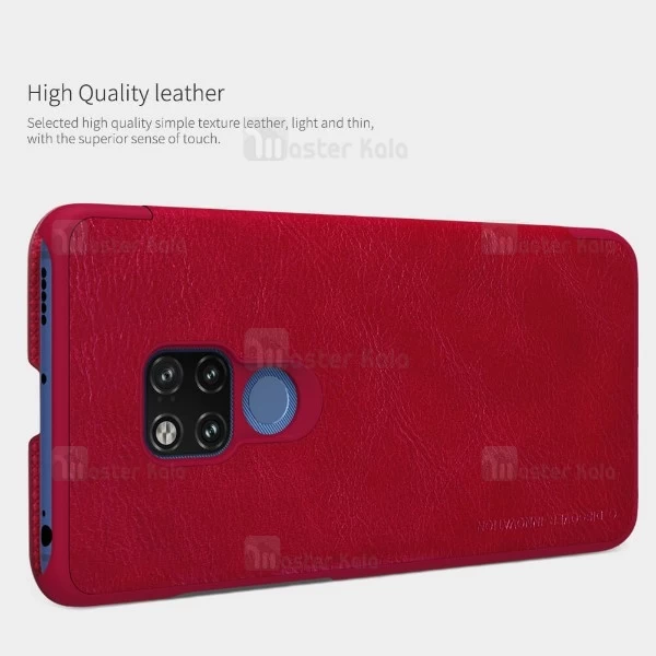 کیف چرمی هوشمند نیلکین هواوی Huawei Mate 20 X Nillkin Qin Leather Case