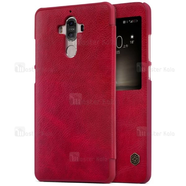 کیف چرمی هوشمند نیلکین هواوی Huawei Mate 9 Nillkin Qin Leather Case