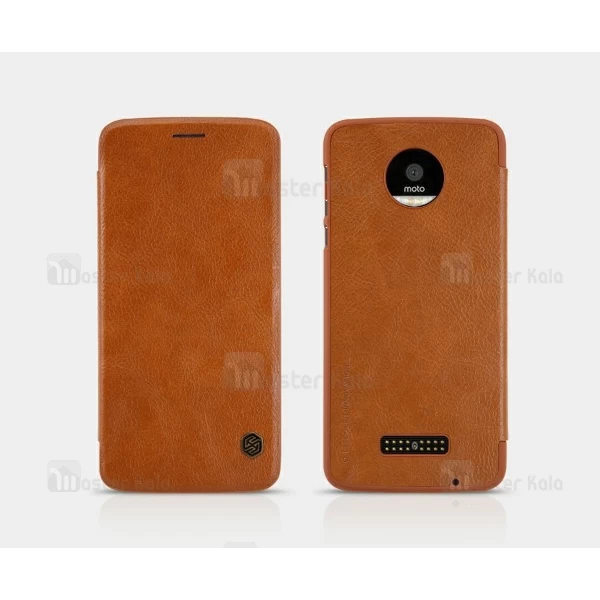 کیف چرمی هوشمند نیلکین هواوی Motorola Moto Z Nillkin Qin Leather Case