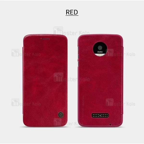 کیف چرمی هوشمند نیلکین هواوی Motorola Moto Z Nillkin Qin Leather Case