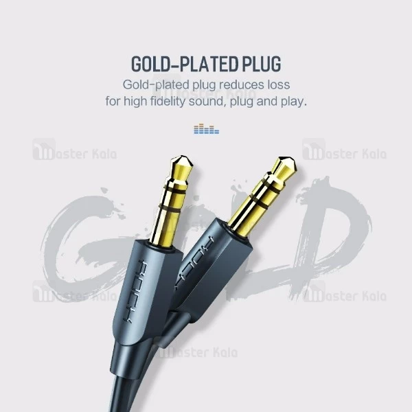 کابل انتقال صدا Aux راک Rock RAU0602 Audio Cable به طول 2 متر