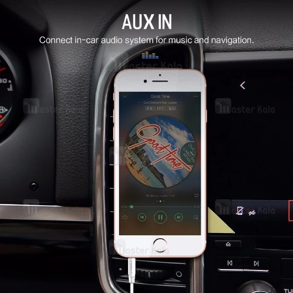 کابل انتقال صدا Aux راک Rock RAU0602 Audio Cable به طول 2 متر