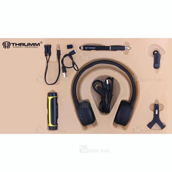 پکیج مسافرتی 6 تیکه Thrumm Mobile Essentials Carry Pack-HP دارای هدفون