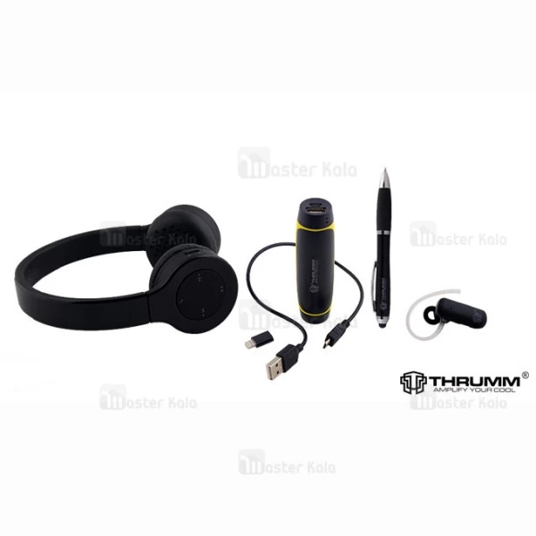 پکیج مسافرتی 6 تیکه Thrumm Mobile Essentials Carry Pack-HP دارای هدفون