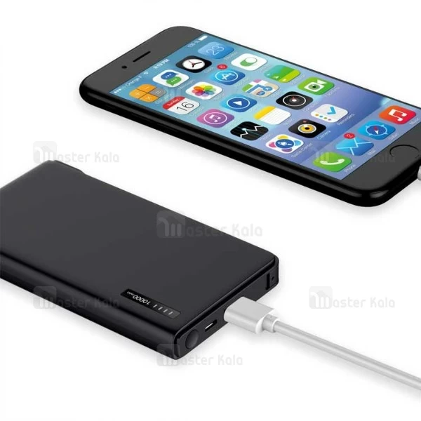 پاوربانک 10000 میلی آمپر وریتی Verity V-PU96B با دو پورت خروجی