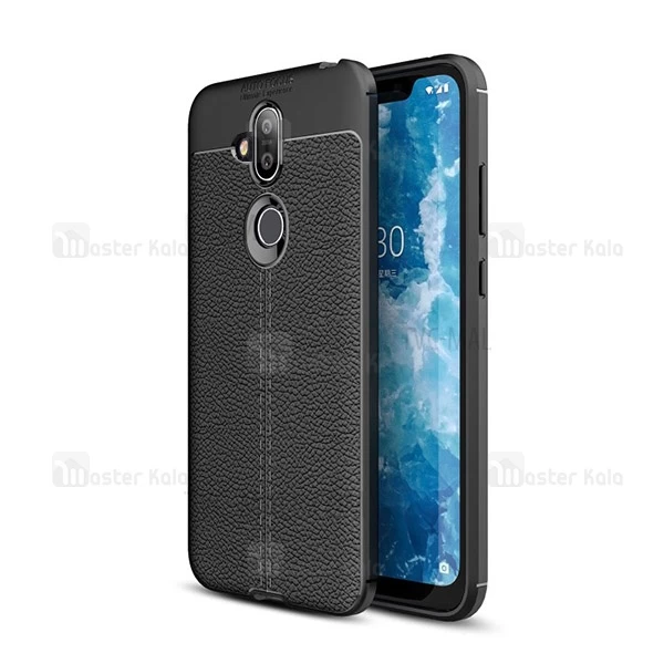 قاب محافظ طرح چرم Nokia 7.1 Plus / X7 Auto Focus Jelly Case
