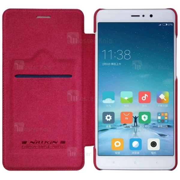 کیف چرمی نیلکین شیائومی Xiaomi Mi 5s Plus Nillkin Qin