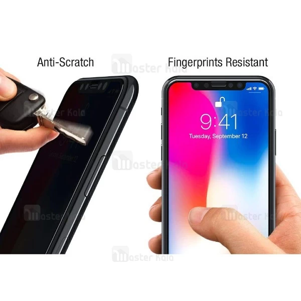 گلس پرایوسی Apple iPhone X / XS Privacy Glass