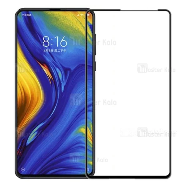 محافظ صفحه شیشه ای تمام صفحه تمام چسب TT برای Xiaomi Mi Mix 3