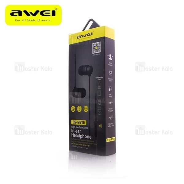 ایرفون سیمی AWEI ES-970i IN-Ear Wire Headphones
