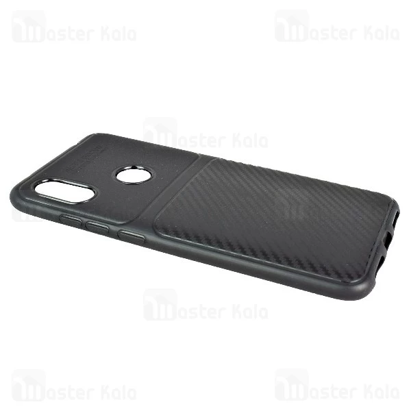 قاب محافظ طرح چرم Xiaomi Mi 8 / Mi8 Auto Focus Fiber Carbon Case