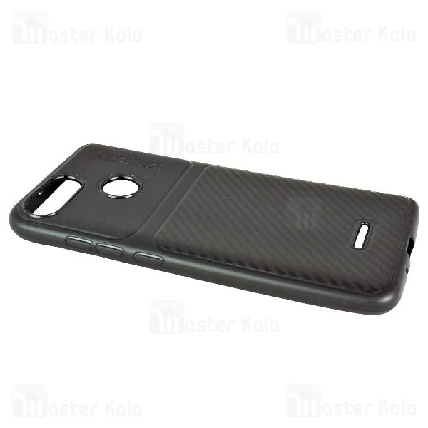 قاب محافظ طرح چرم Xiaomi Redmi 6 / Redmi 6A Auto Focus Fiber Carbon Case