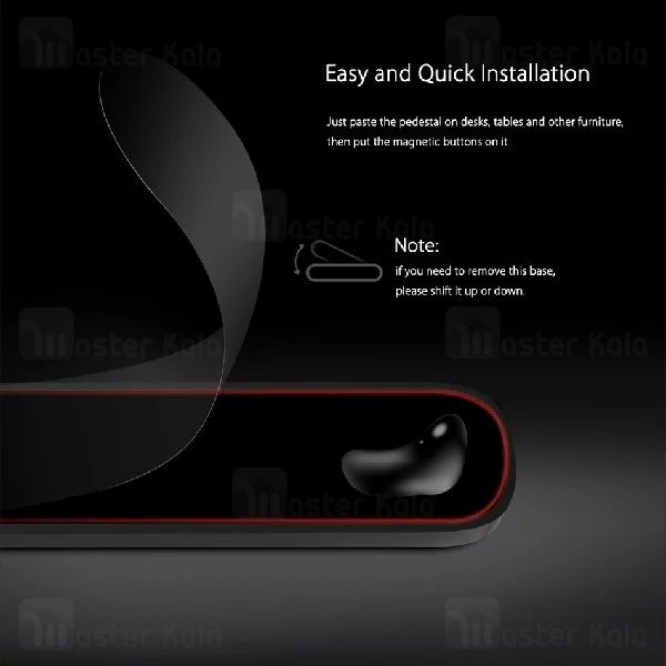 گیره نگهدارنده کابل بیسوس Baseus Peas Cable Clip طراحی مغناطیسی