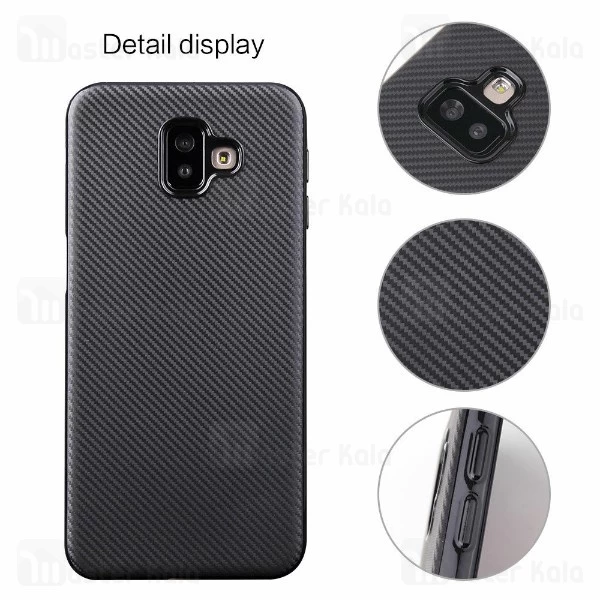 قاب فیبر کربنی Samsung Galaxy J6 Plus Haimen Fiber Carbon Texture