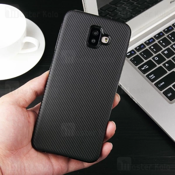قاب فیبر کربنی Samsung Galaxy J6 Plus Haimen Fiber Carbon Texture