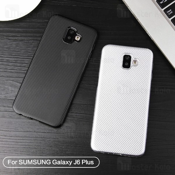 قاب فیبر کربنی Samsung Galaxy J6 Plus Haimen Fiber Carbon Texture