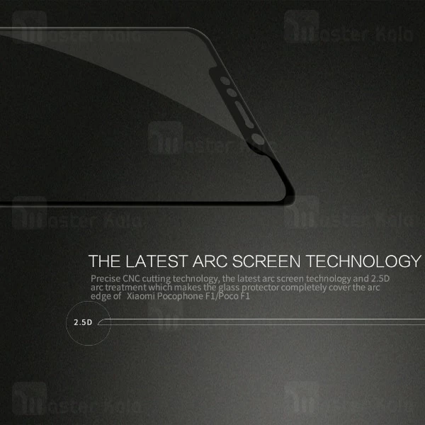 گلس تمام صفحه نیلکین Xiaomi Pocophone F1 / Poco F1 Nillkin CP+ Glass
