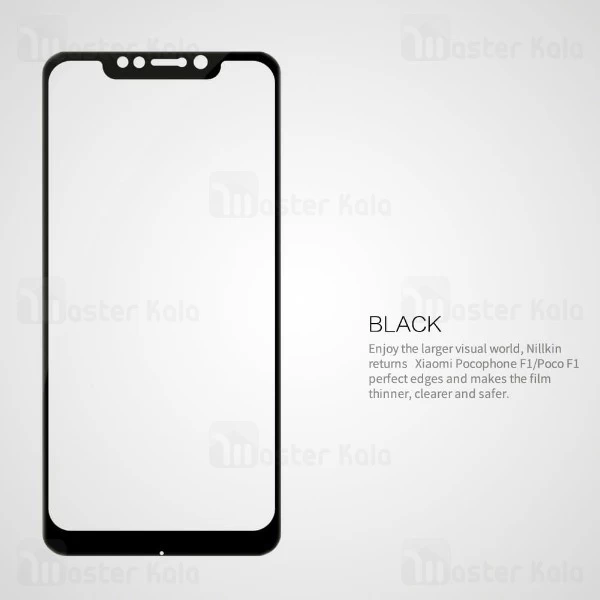 گلس تمام صفحه نیلکین Xiaomi Pocophone F1 / Poco F1 Nillkin CP+ Glass