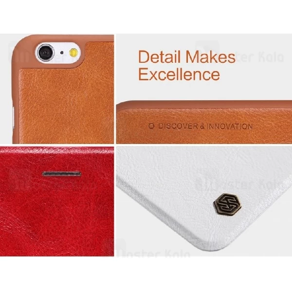 کیف چرمی نیلکین آیفون Apple iPhone 6 Plus / 6s Plus Nillkin Qin Leather