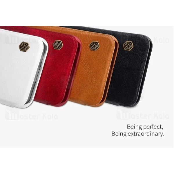 کیف چرمی نیلکین آیفون Apple iPhone 7 / 8 / SE 2020 Nillkin Qin Leather Case