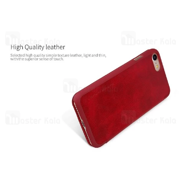 کیف چرمی نیلکین آیفون Apple iPhone 7 / 8 / SE 2020 Nillkin Qin Leather Case