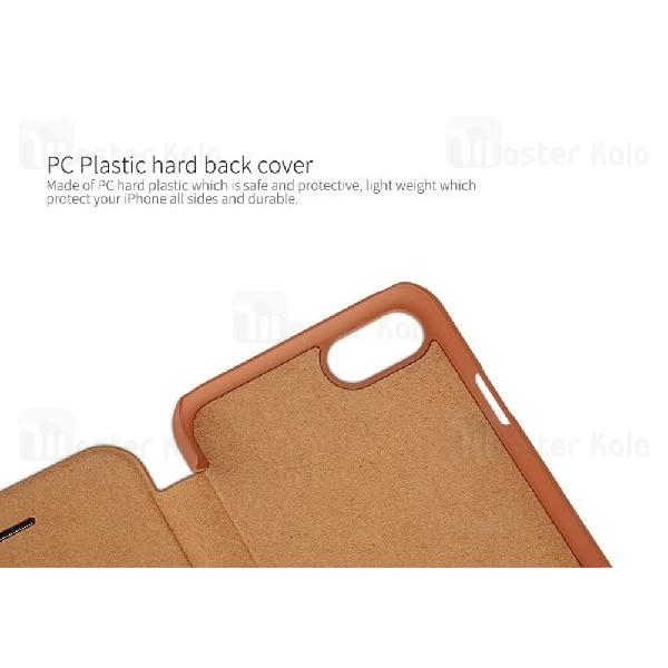 کیف چرمی نیلکین آیفون Apple iPhone 7 / 8 / SE 2020 Nillkin Qin Leather Case