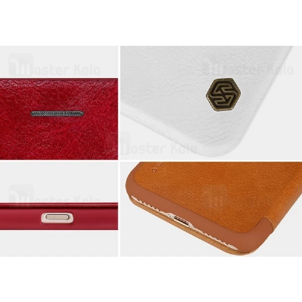 کیف چرمی نیلکین آیفون Apple iPhone 7 / 8 / SE 2020 Nillkin Qin Leather Case