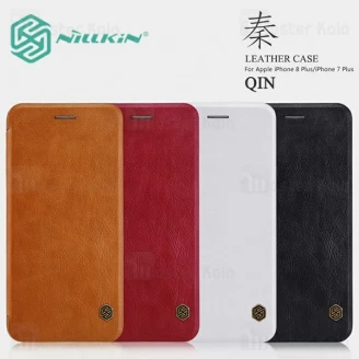 کیف چرمی نیلکین آیفون Apple iPhone 8 Plus / 7 Plus Nillkin Qin Leather