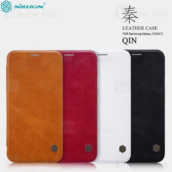 کیف چرمی Samsung Galaxy J7 Pro / J7 2017 Nillkin Qin Leather Case