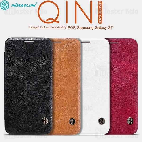 کیف چرمی Samsung Galaxy S7 / G930 Nillkin Qin Leather Case